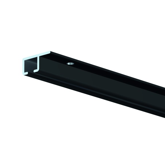 Top Rail black eloxed 200 cm