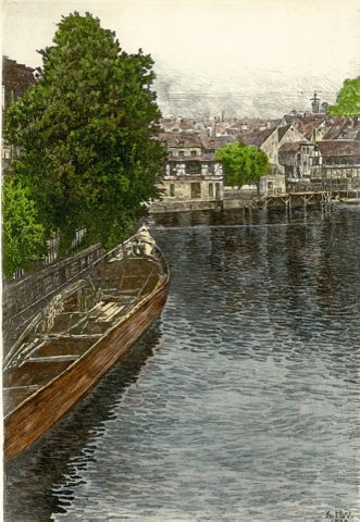 Berlin, Blick von der Inselbrücke