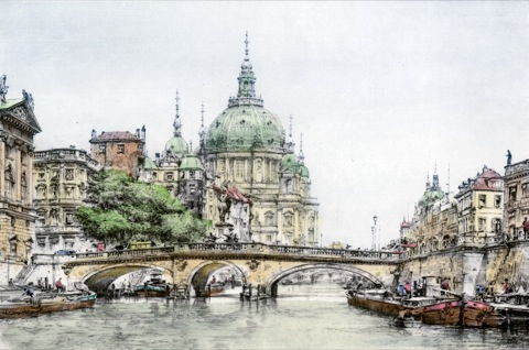 Berlin, Dom mit Kurfürstenbrücke