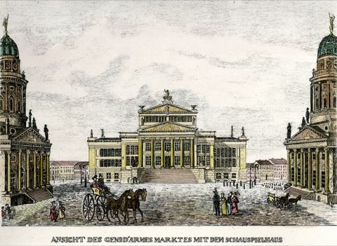 Berlin, Gendarmenmarkt mit Schauspielhaus