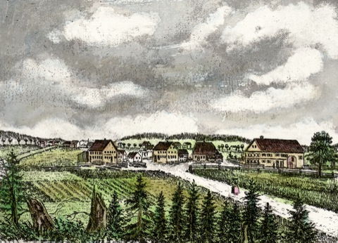 Eisenbach, 'Harzer Häuser'Nikolaus Ganter um 1875