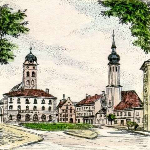 Erding, Schrannenplatz