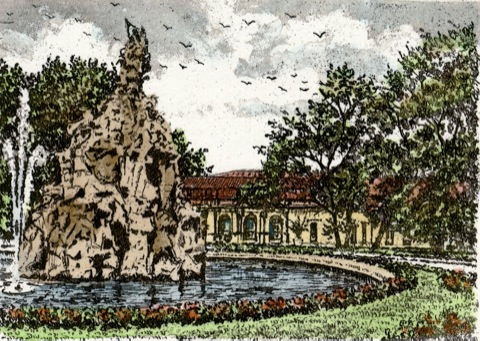 Erlangen, Hugenottenbrunnen