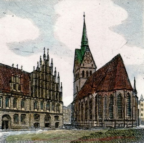 Hannover, Altes Rathaus und Marktkirche