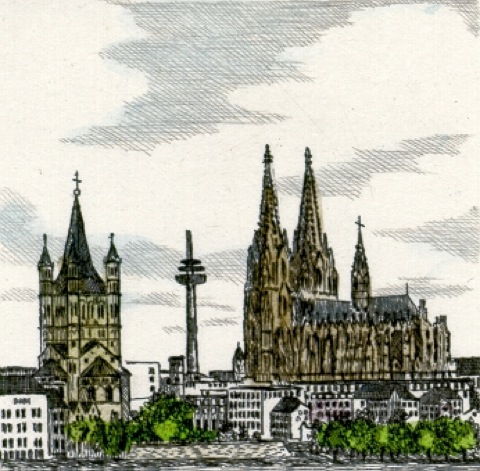 Köln, Dom und St. Martin