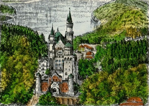 Neuschwanstein, Schloß