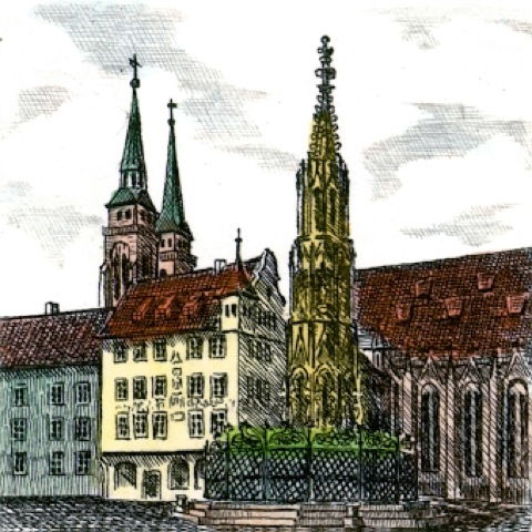 Nürnberg, Schöner Brunnen