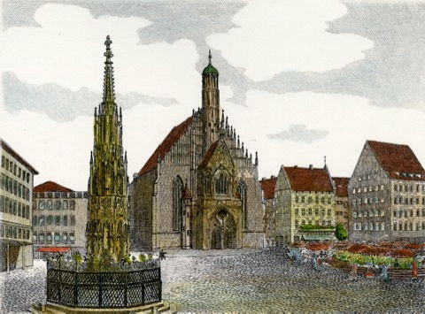 Nürnberg, Schöner Brunnen