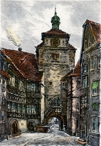 Rothenburg, Turm...