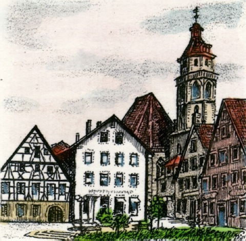 Weißenburg, Am Hof mit Andreaskirche