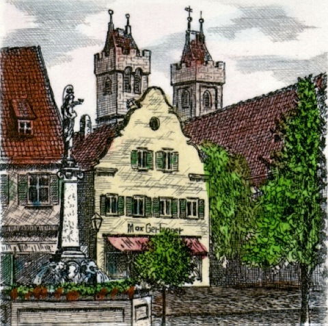 Wertingen, Marktplatz