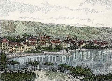 Zug, Zug um 1880