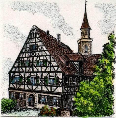 Fürth, Pfarrhaus St. Michael