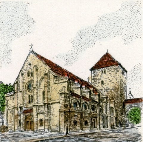 Regensburg, Kornmarkt mit Ulrichskirche