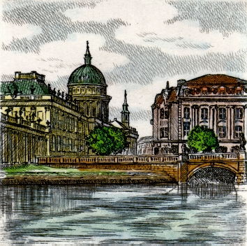 Potsdam, Kgl.Stadtschloß mit Palast-Hotel