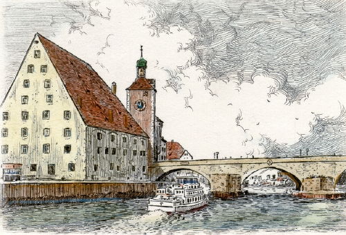 Regensburg, Steinerne Brücke