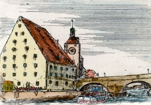 Regensburg, Steinerne Brücke