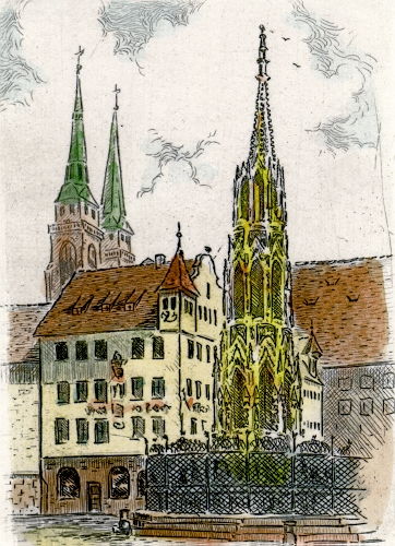 Nürnberg, Schöner Brunnen