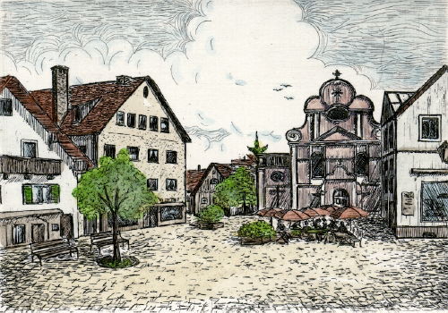 Immenstadt, Klosterplatz