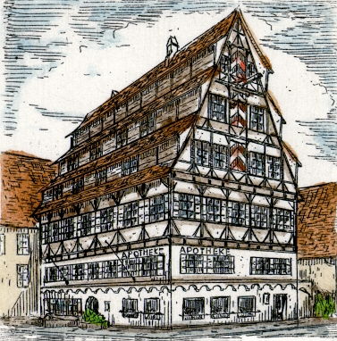 Memmingen, Siebendächerhaus