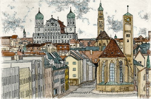 Augsburg, Stadtansicht