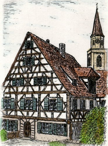 Fürth, Pfarrhaus St. Michael