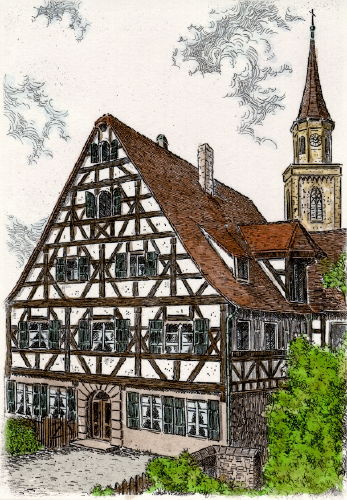 Fürth, Pfarrhaus St. Michael