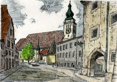 Mühldorf, Kirchplatz