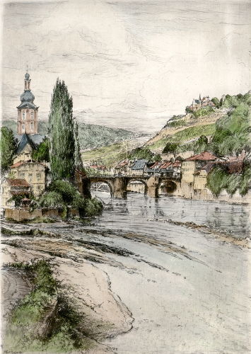 Bad Kreuznach, Nahe mit der Kauzenburg