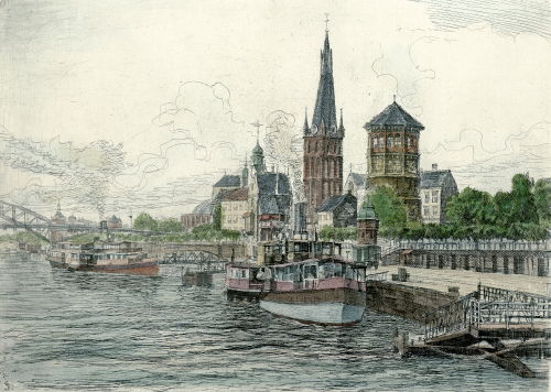 Düsseldorf, Rheinansicht