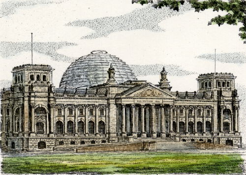 Berlin. Reichstagsgebäude