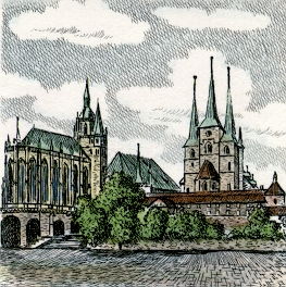 Erfurt, Mariendom und St. Severi