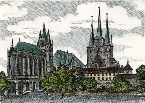 Erfurt, Mariendom und St. Severi