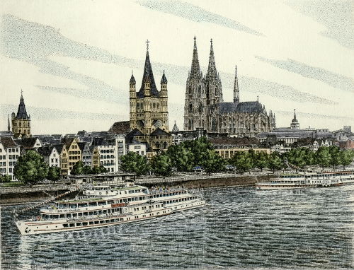 Köln, Rheinansicht