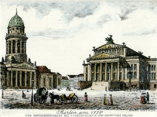 Berlin, Gendarmenmarkt um 1830