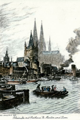 Köln, St. Martin mit Dom