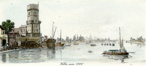 Köln, Ansicht um 1800
