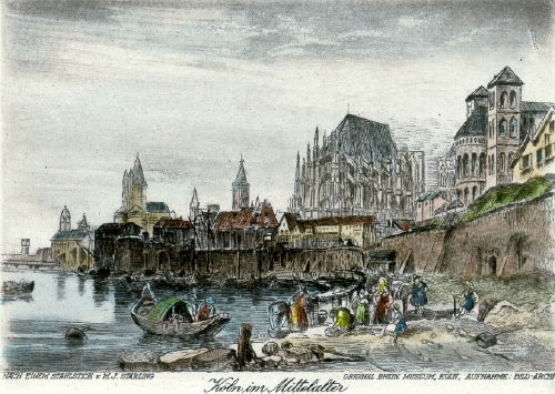 Köln,  Cöln im Mittelalter