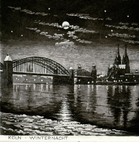 Köln, Winternacht