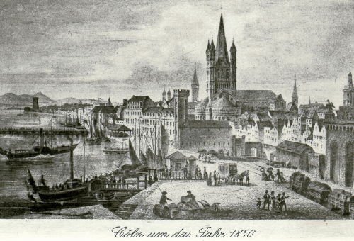 Köln, um 1850