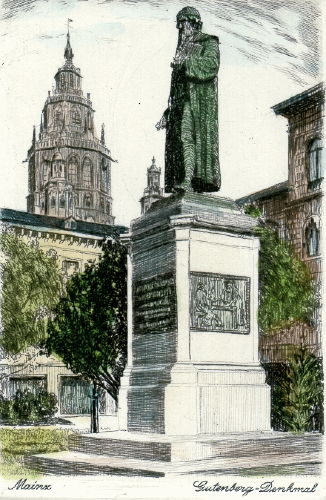 Mainz, Gutenberg-Denkmal