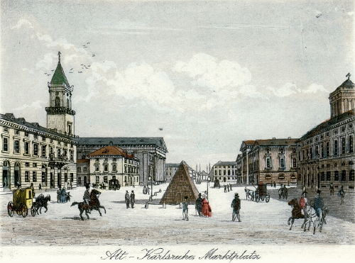 Karlsruhe, Marktplatz