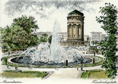 Mannheim, Friedrichsplatz