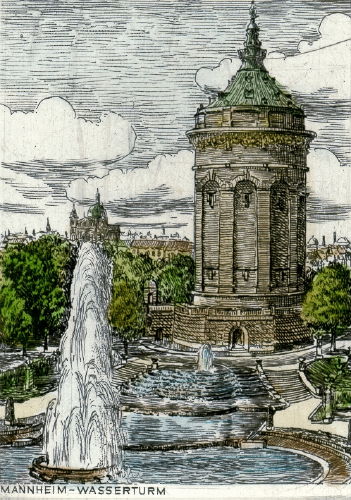 Mannheim, Wasserturm