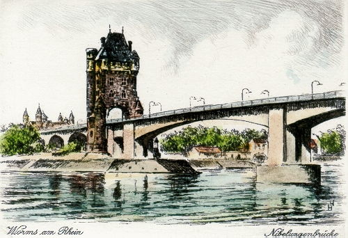 Worms, Nibelungenbrücke