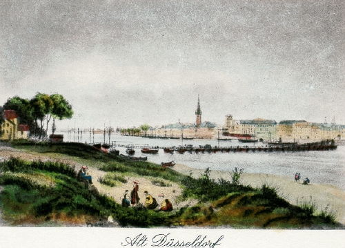 Düsseldorf, Rheinansicht