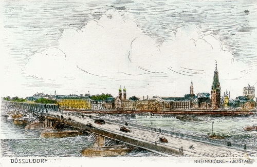 Düsseldorf, Rheinbrücke