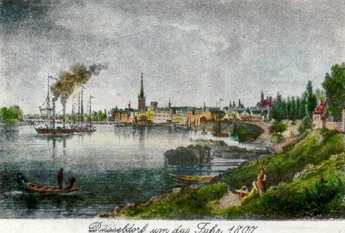 Düsseldorf, um 1800