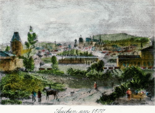 Aachen, um 1800