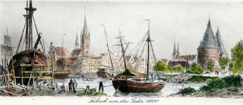 Lübeck,um 1800